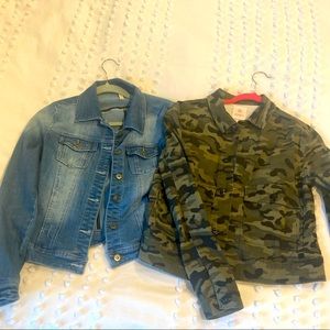 Jacket bundle, denim and camo